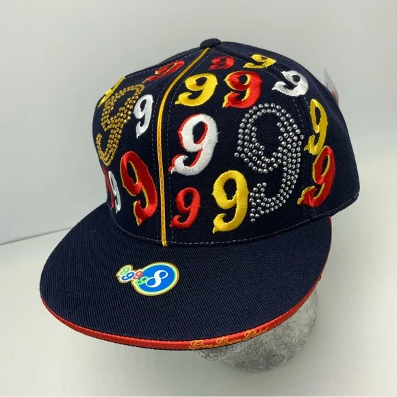 帽子 gino green global hiphop bboy y2k Gino Green Global Hat Fitted 7 3/8 Embroidery All Over Gs